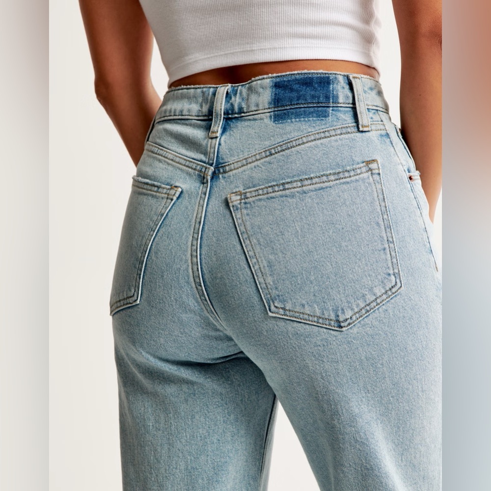 high rise mom jean